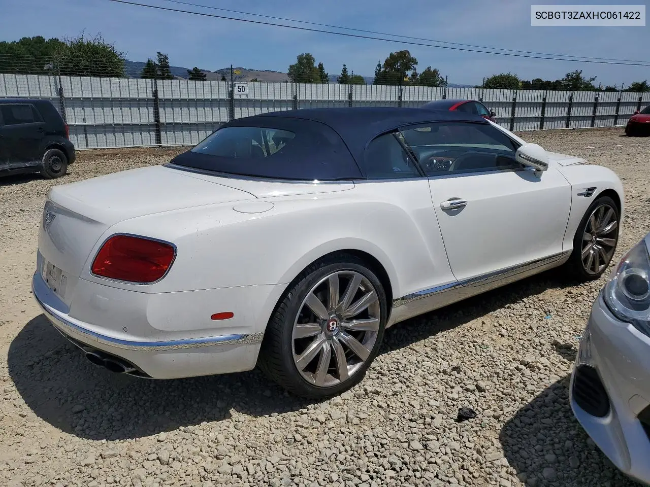 2017 Bentley Continental Gt V8 VIN: SCBGT3ZAXHC061422 Lot: 52240596