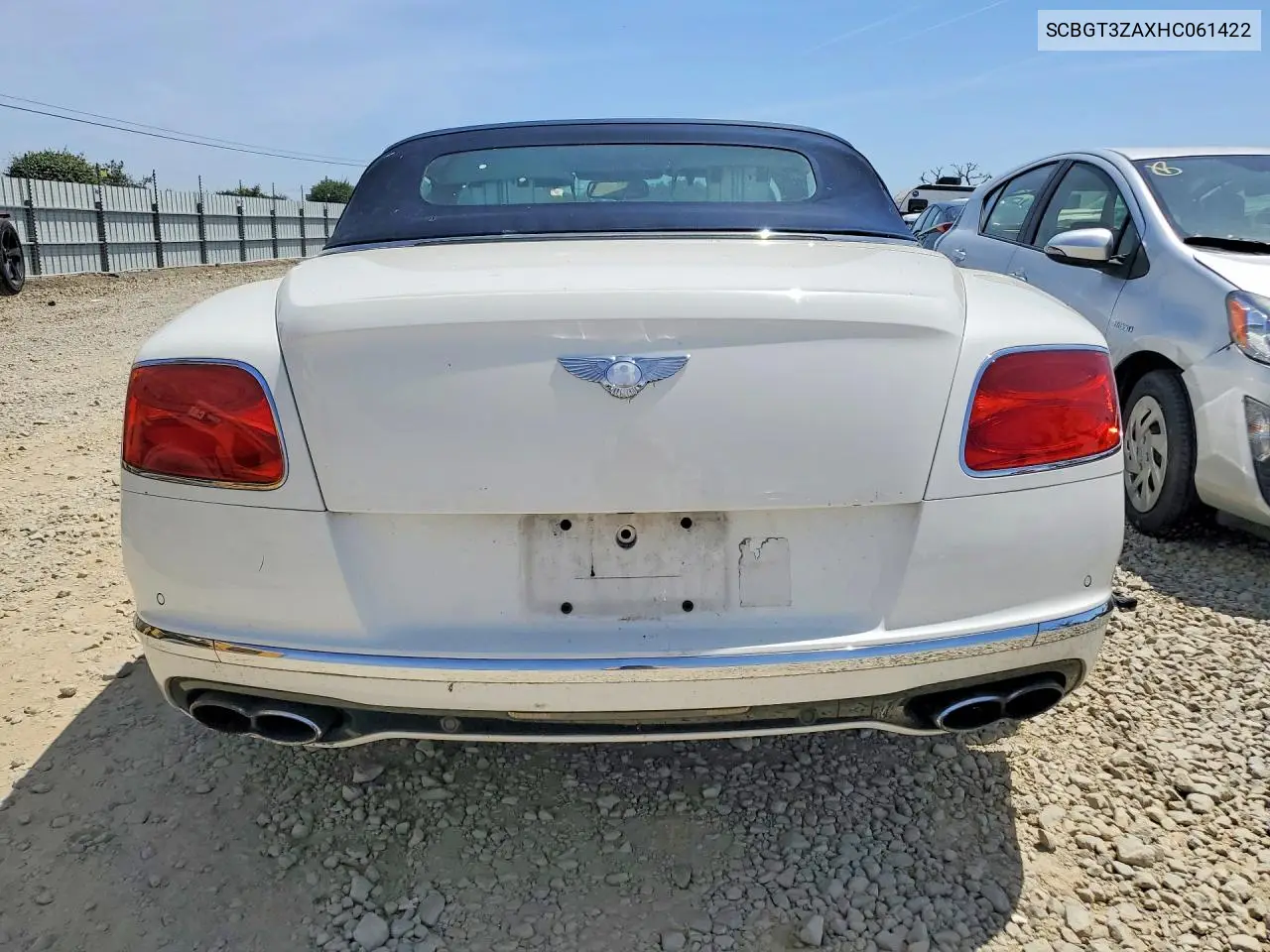 2017 Bentley Continental Gt V8 VIN: SCBGT3ZAXHC061422 Lot: 52240596