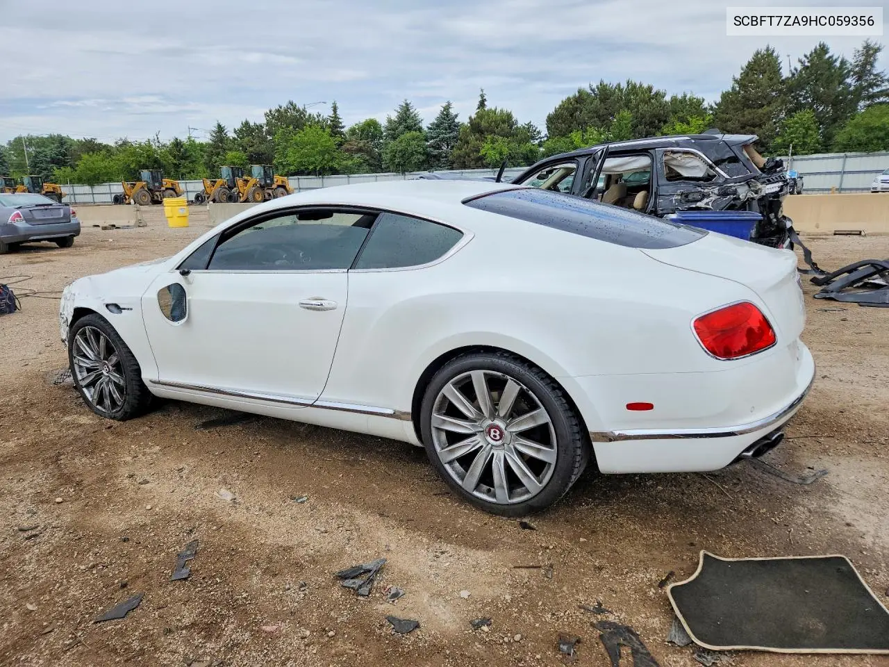 2017 Bentley Continental Gt V8 VIN: SCBFT7ZA9HC059356 Lot: 55351466