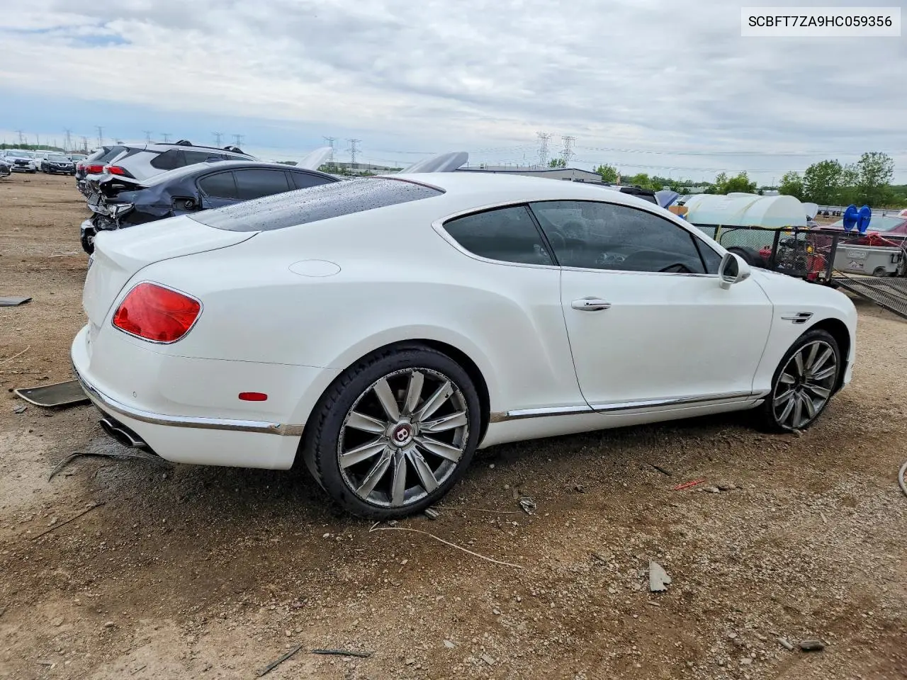 2017 Bentley Continental Gt V8 VIN: SCBFT7ZA9HC059356 Lot: 55351466