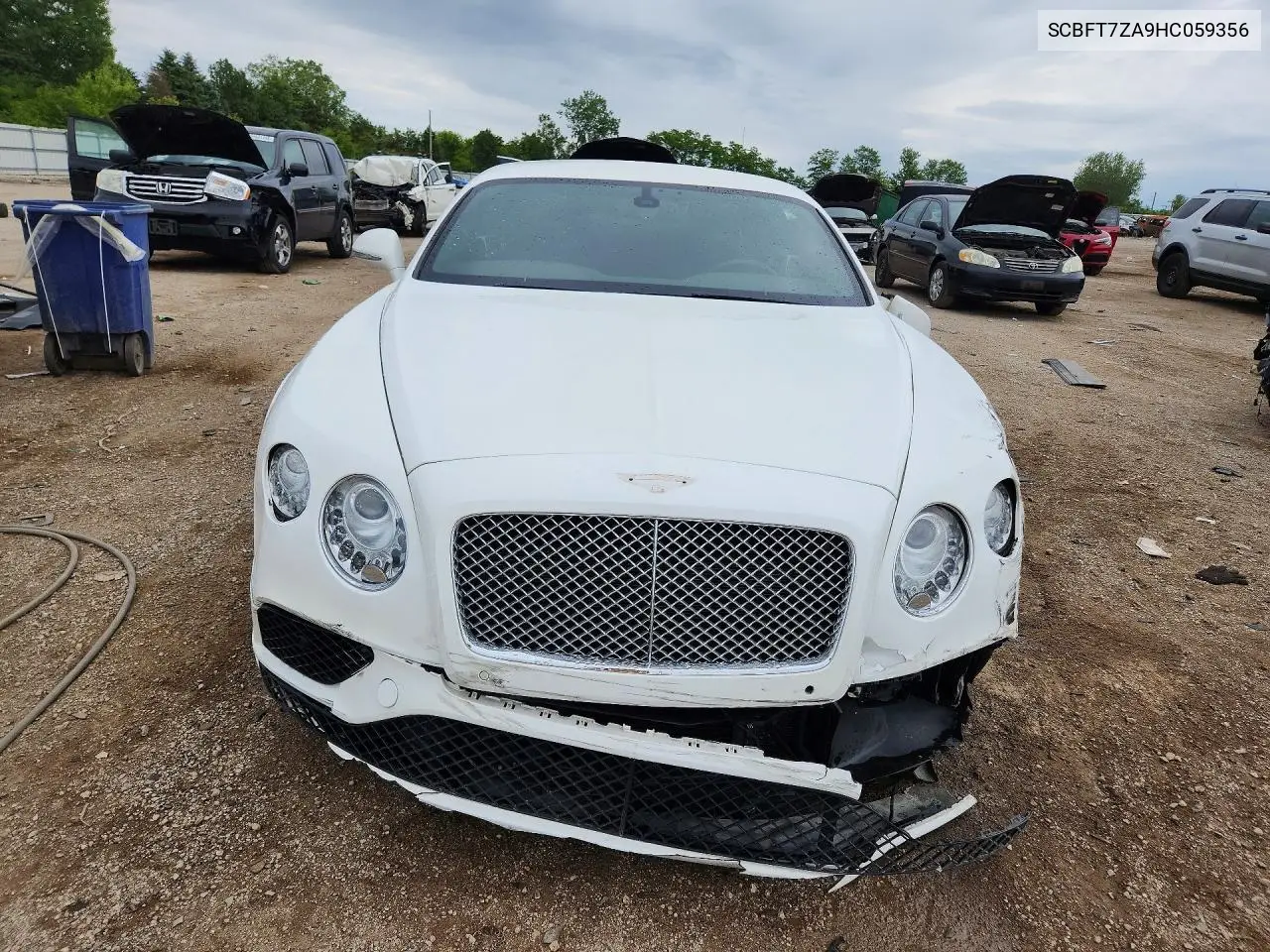 2017 Bentley Continental Gt V8 VIN: SCBFT7ZA9HC059356 Lot: 55351466