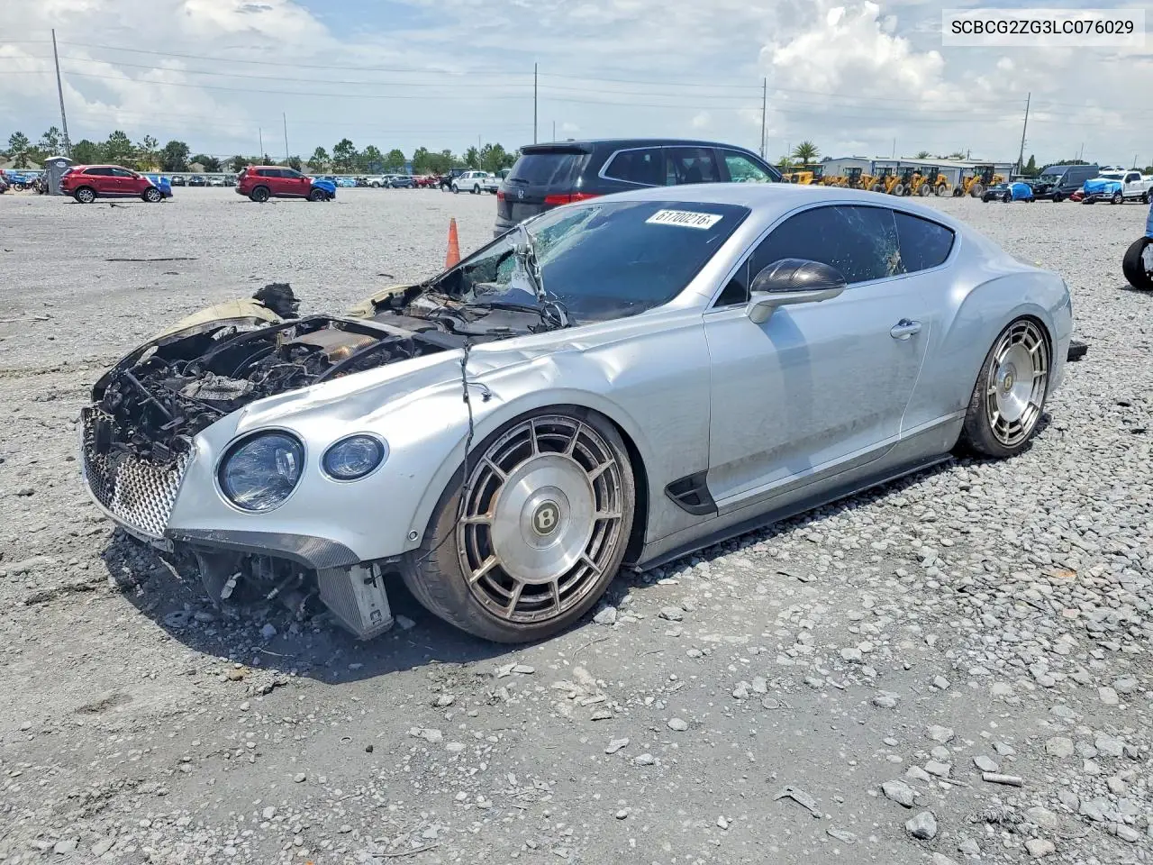 2020 Bentley Continental Gt VIN: SCBCG2ZG3LC076029 Lot: 61700216