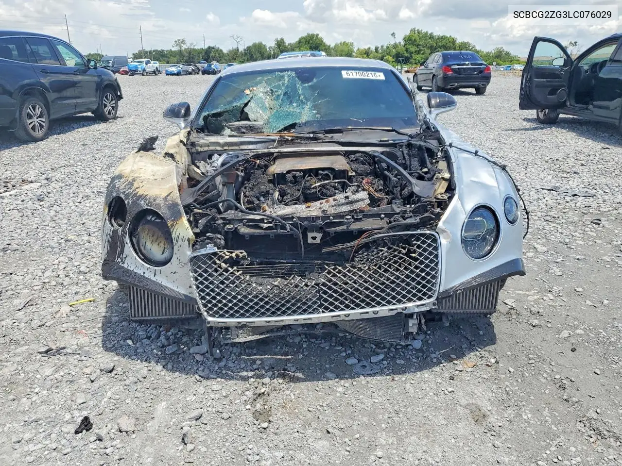 2020 Bentley Continental Gt VIN: SCBCG2ZG3LC076029 Lot: 61700216
