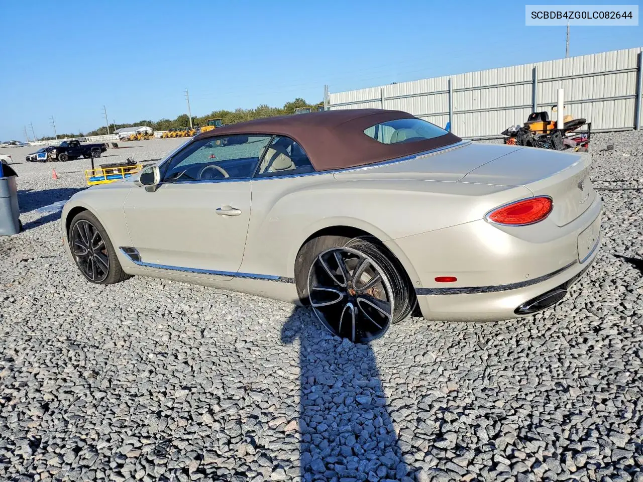 2020 Bentley Continental Gt VIN: SCBDB4ZG0LC082644 Lot: 98750315