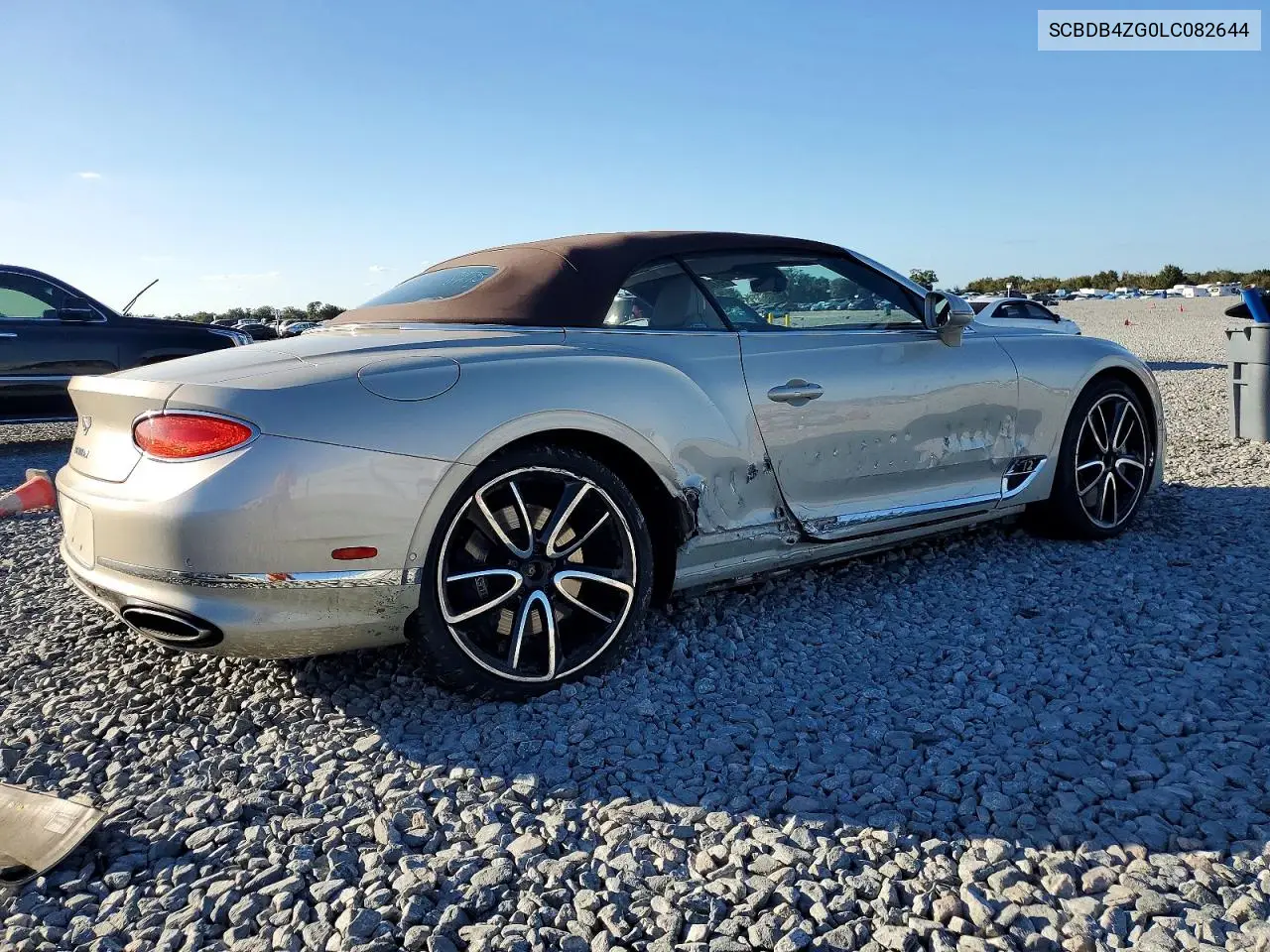 2020 Bentley Continental Gt VIN: SCBDB4ZG0LC082644 Lot: 98750315