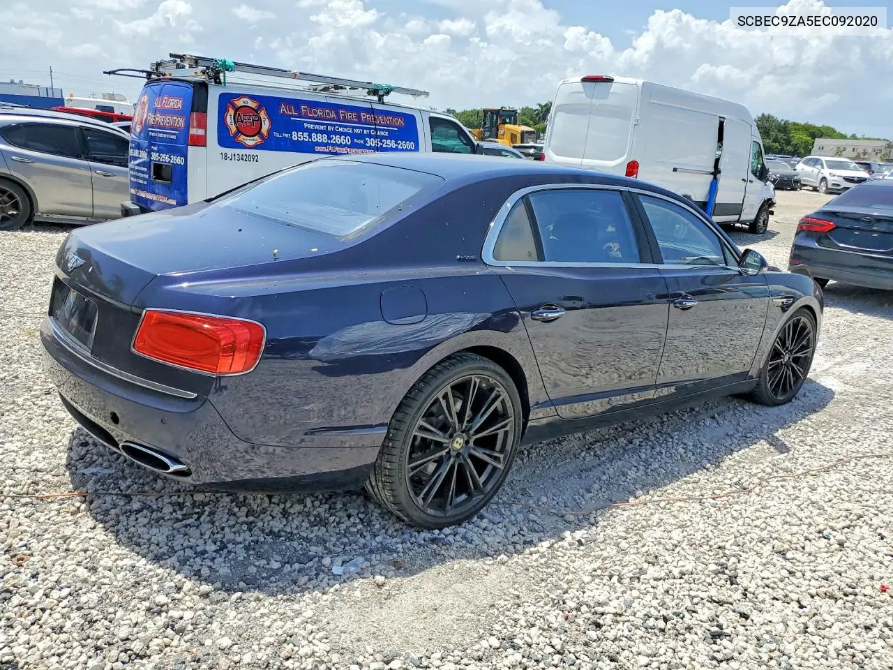 2014 Bentley Flying Spur VIN: SCBEC9ZA5EC092020 Lot: 60604486