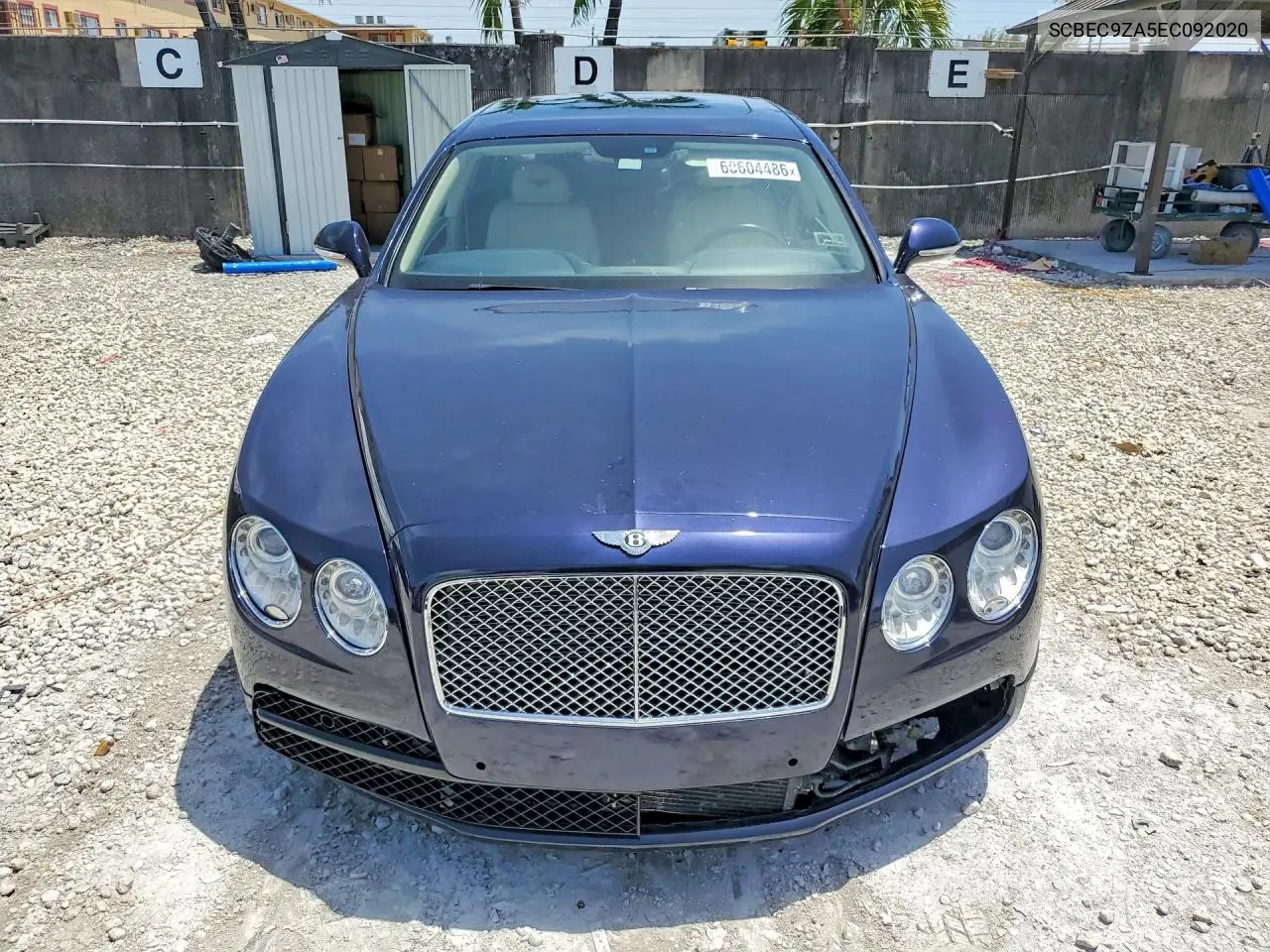 2014 Bentley Flying Spur VIN: SCBEC9ZA5EC092020 Lot: 60604486