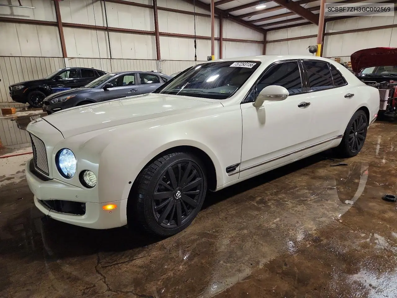 2016 Bentley Mulsanne VIN: SCBBF7ZH3GC002569 Lot: 57293156
