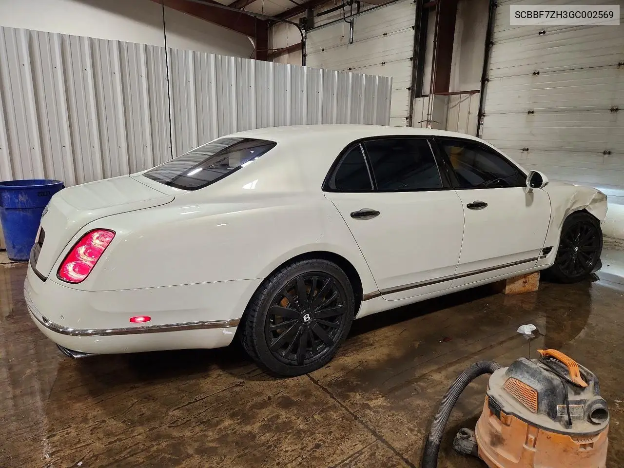 2016 Bentley Mulsanne VIN: SCBBF7ZH3GC002569 Lot: 57293156
