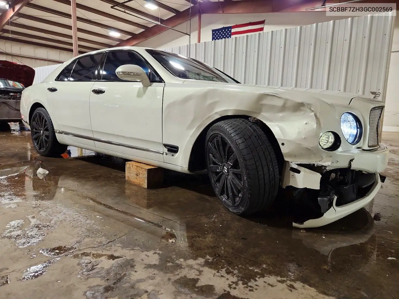 2016 Bentley Mulsanne VIN: SCBBF7ZH3GC002569 Lot: 57293156