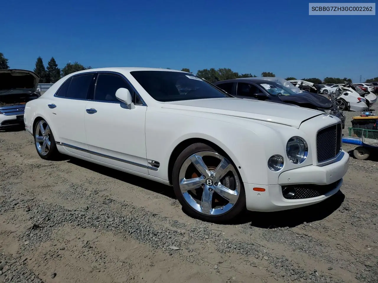 2016 Bentley Mulsanne Speed VIN: SCBBG7ZH3GC002262 Lot: 60604956