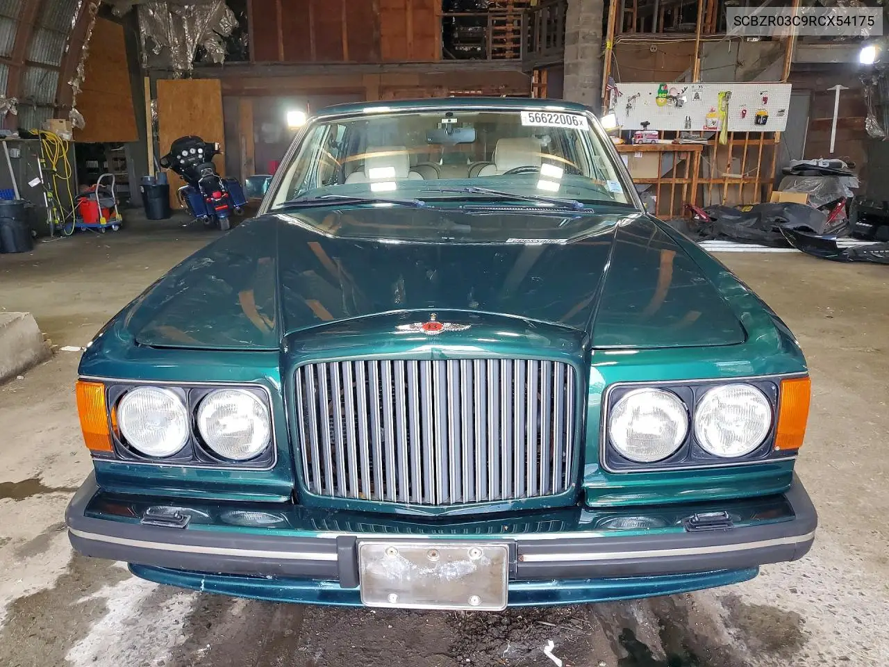 1994 Bentley Turbo R VIN: SCBZR03C9RCX54175 Lot: 56622006
