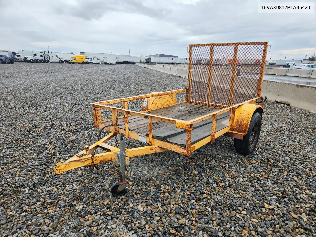 1993 Big Dog Trailer VIN: 16VAX0812P1A45420 Lot: 54970566