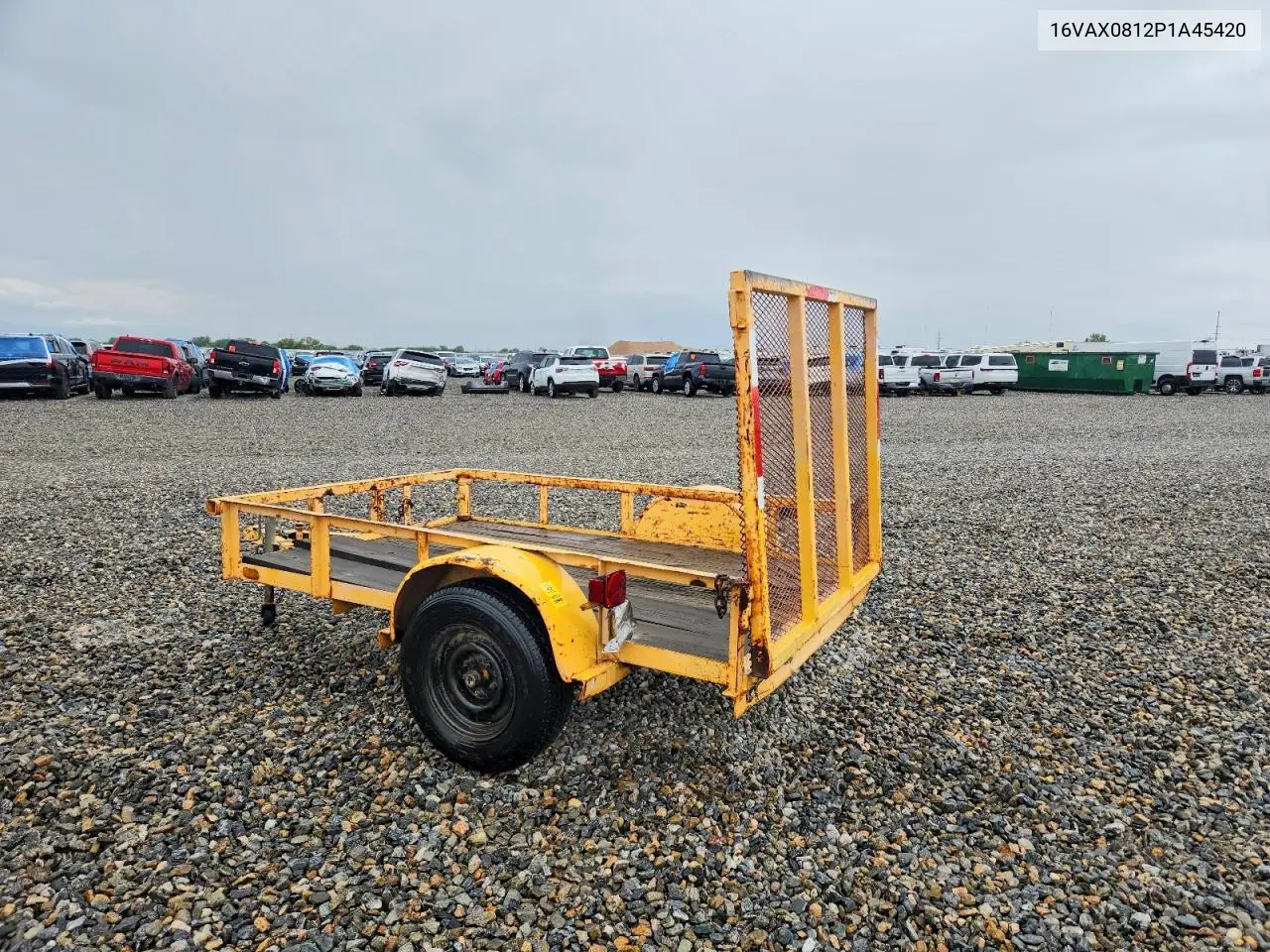 1993 Big Dog Trailer VIN: 16VAX0812P1A45420 Lot: 54970566