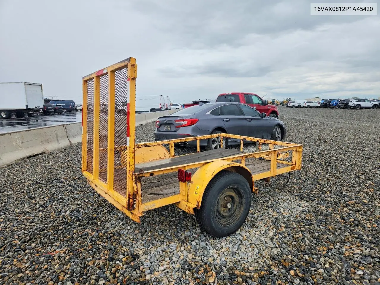 1993 Big Dog Trailer VIN: 16VAX0812P1A45420 Lot: 54970566