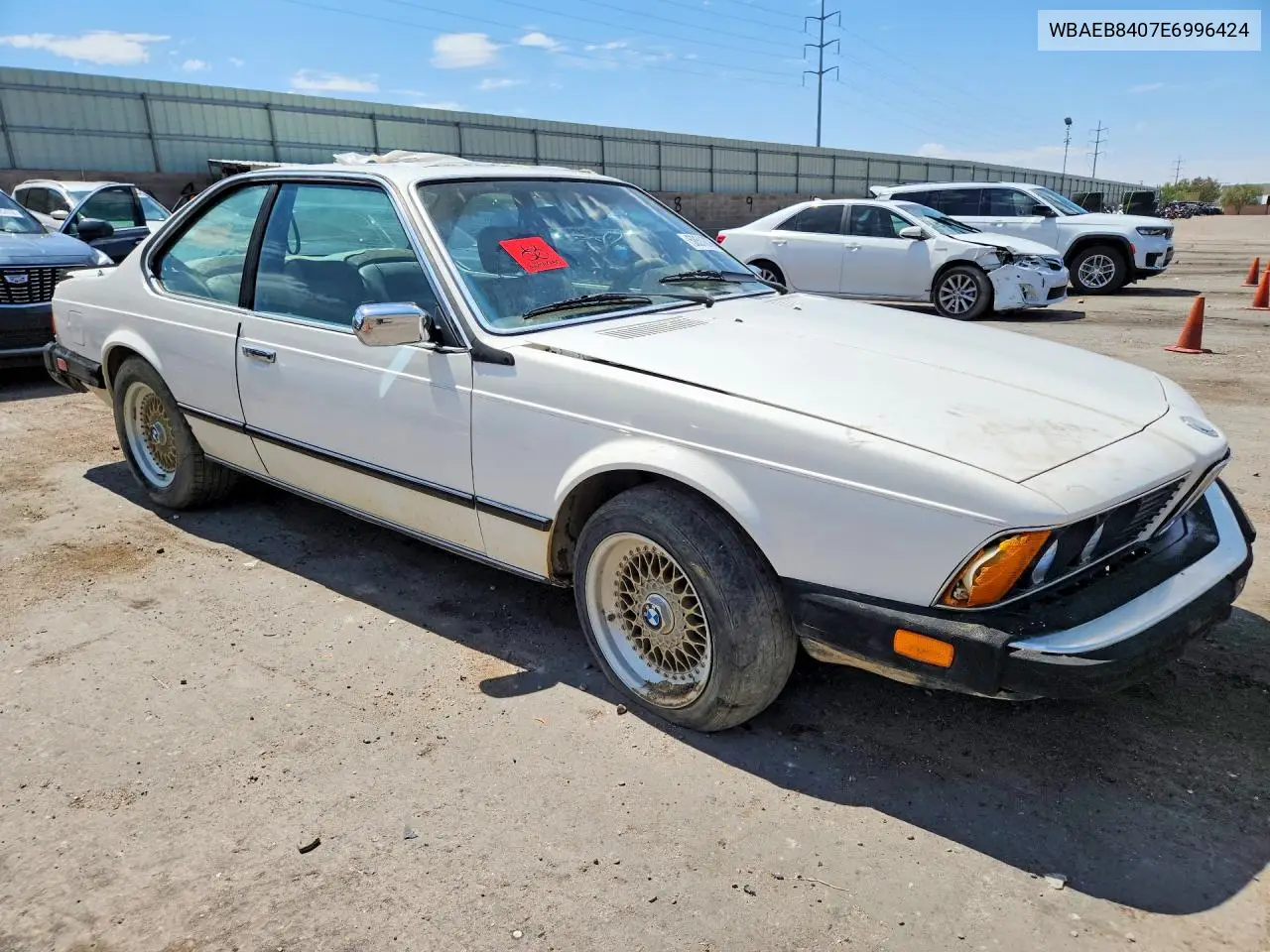 1984 BMW 633 Csi Automatic VIN: WBAEB8407E6996424 Lot: 58516766