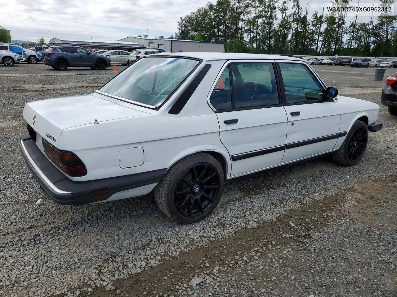 1986 BMW 535 I VIN: WBADC740XG0962342 Lot: 55703326
