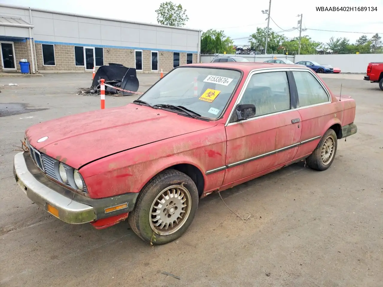 1987 BMW 325 E Automatic/Automatic VIN: WBAAB6402H1689134 Lot: 61533676