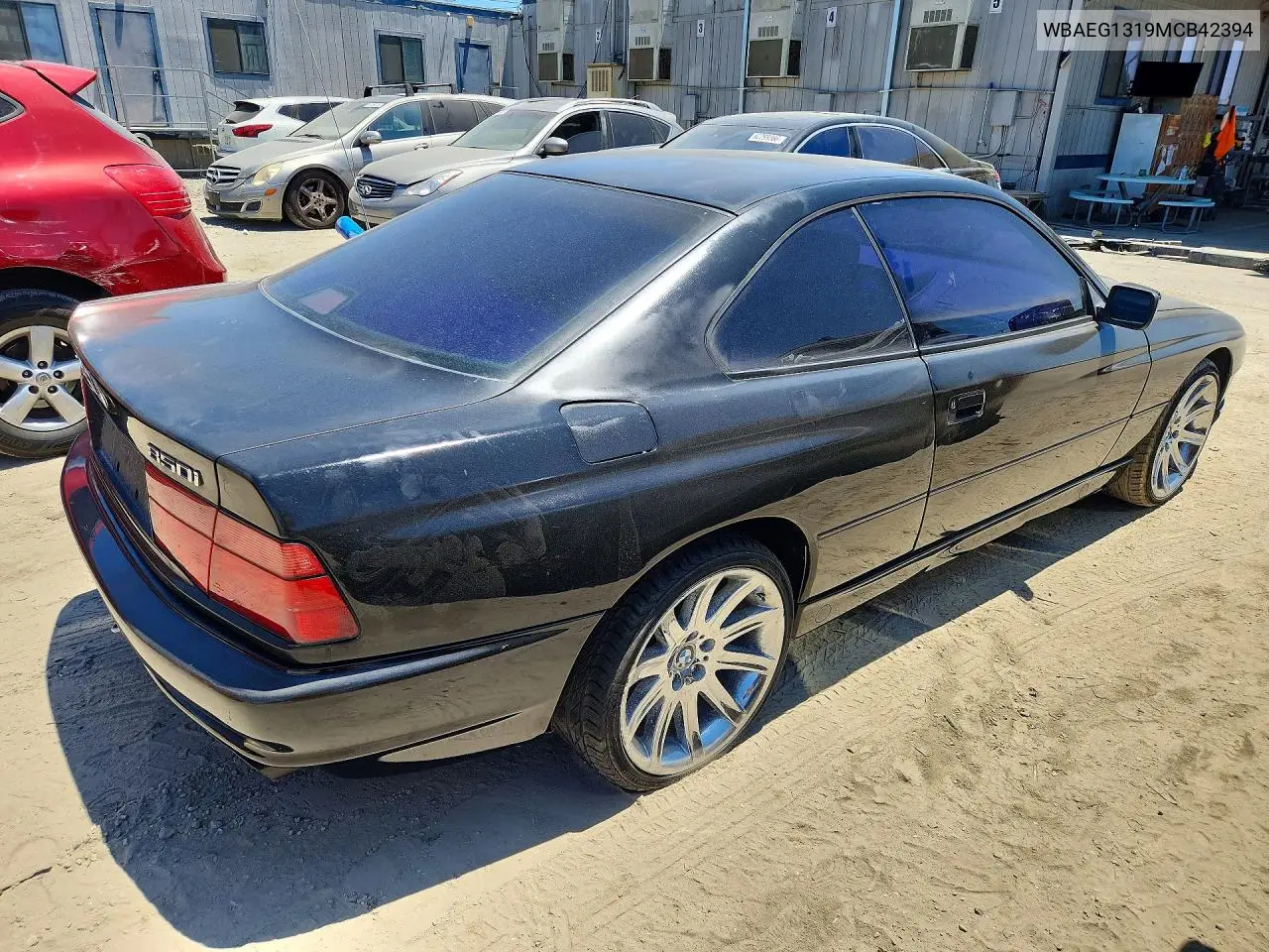 1991 BMW 850 I VIN: WBAEG1319MCB42394 Lot: 62286376