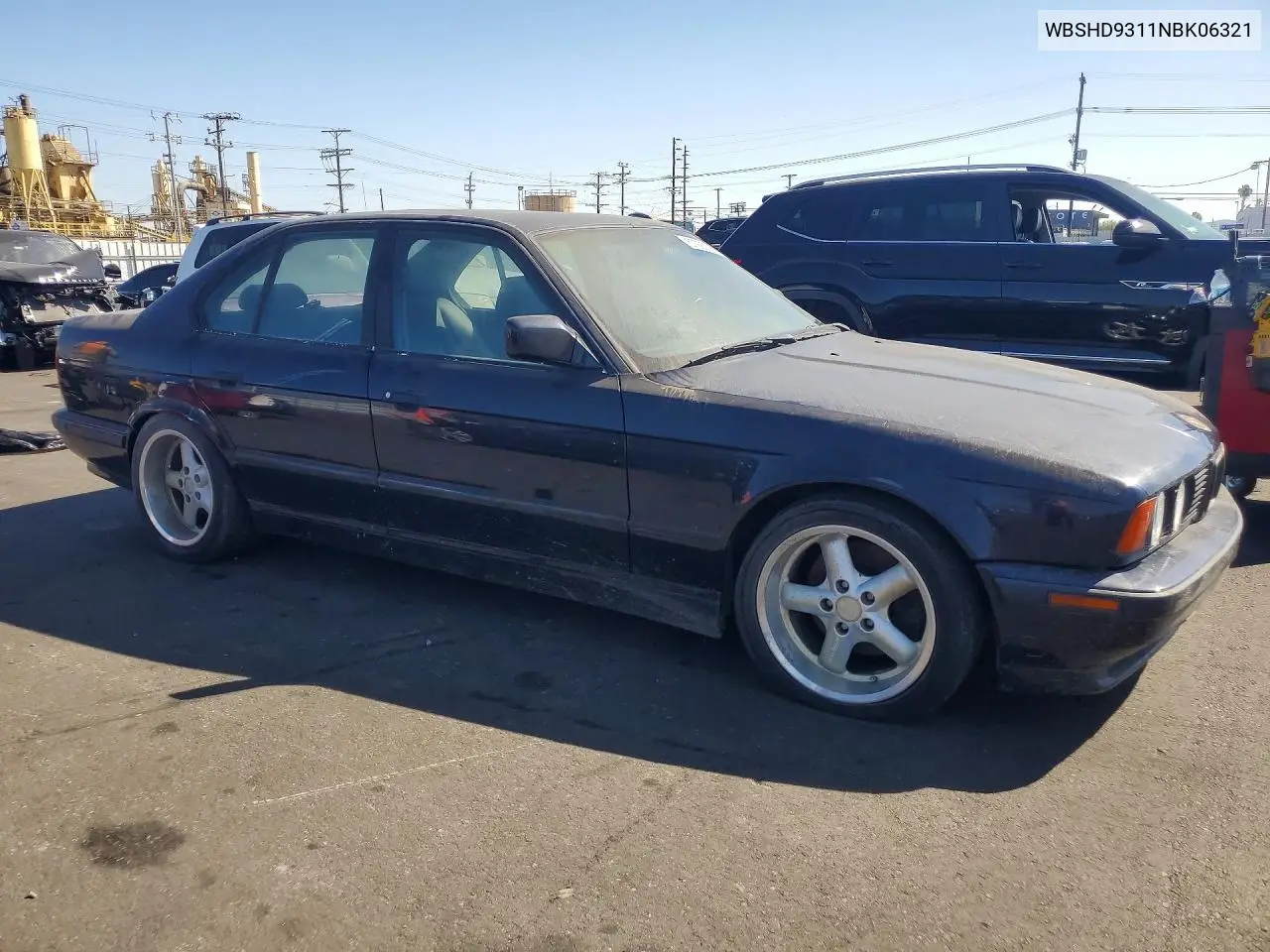 1992 BMW M5 VIN: WBSHD9311NBK06321 Lot: 57920366