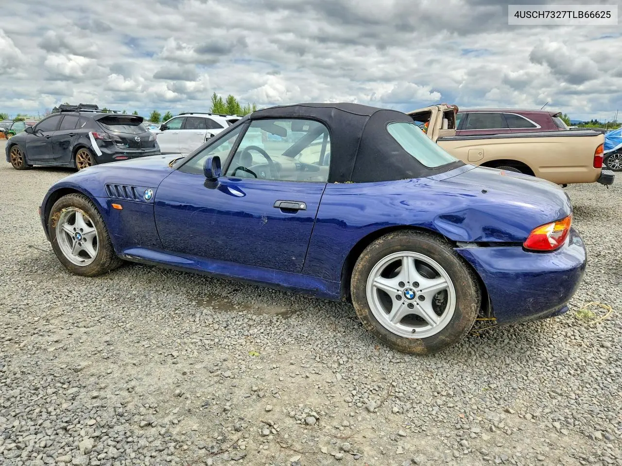 1996 BMW Z3 1.9 VIN: 4USCH7327TLB66625 Lot: 54862756