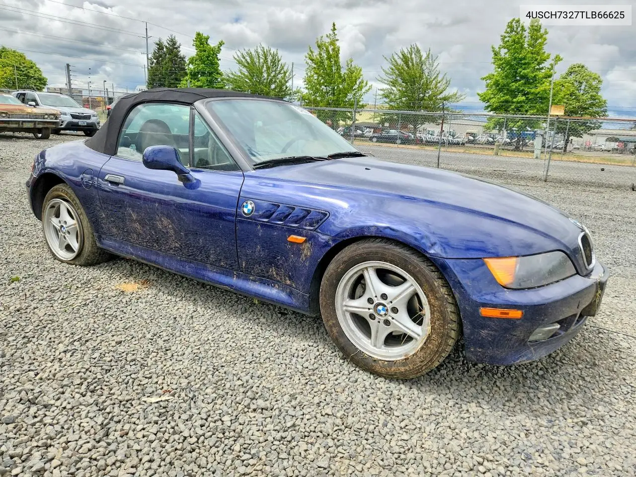 1996 BMW Z3 1.9 VIN: 4USCH7327TLB66625 Lot: 54862756