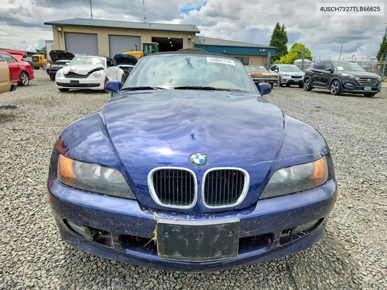 1996 BMW Z3 1.9 VIN: 4USCH7327TLB66625 Lot: 54862756