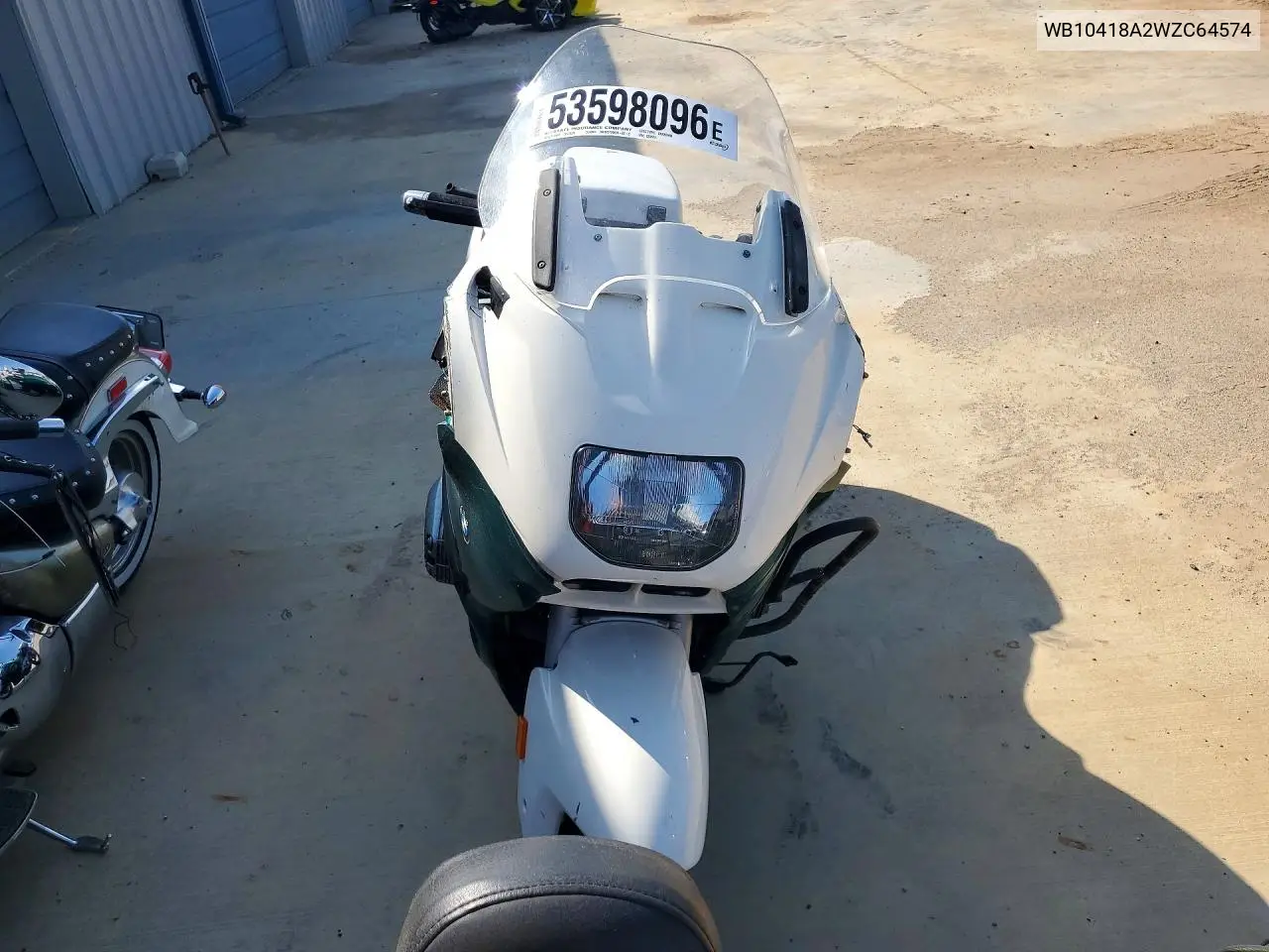 1998 BMW R1100 Rt VIN: WB10418A2WZC64574 Lot: 53598096