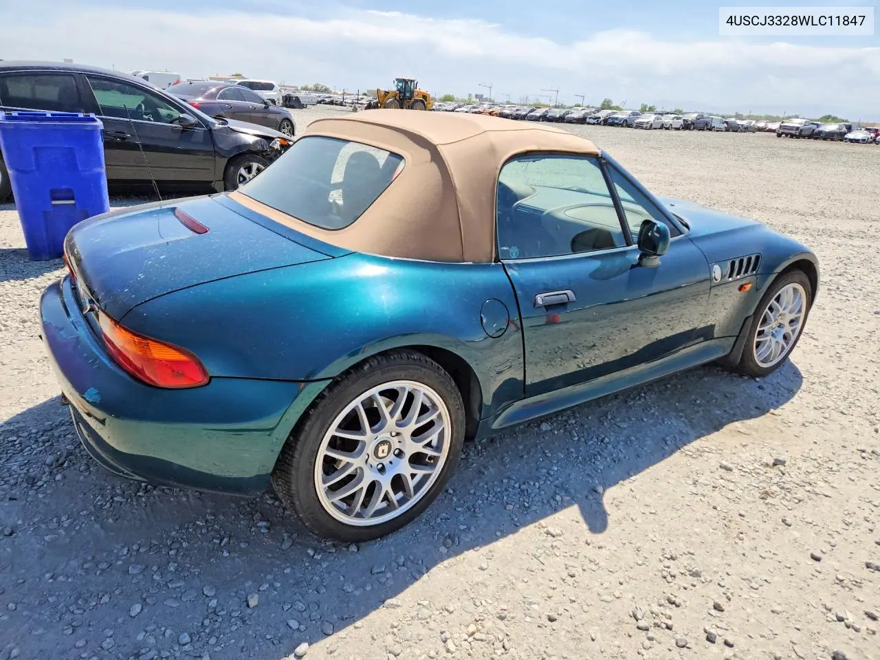 1998 BMW Z3 2.8 VIN: 4USCJ3328WLC11847 Lot: 58304656