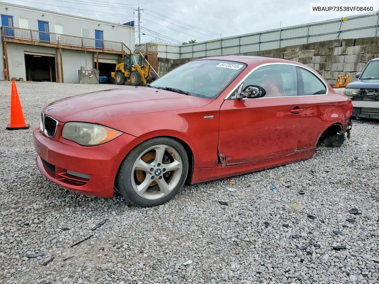 2008 BMW 128 I VIN: WBAUP73538VF08460 Lot: 54720316