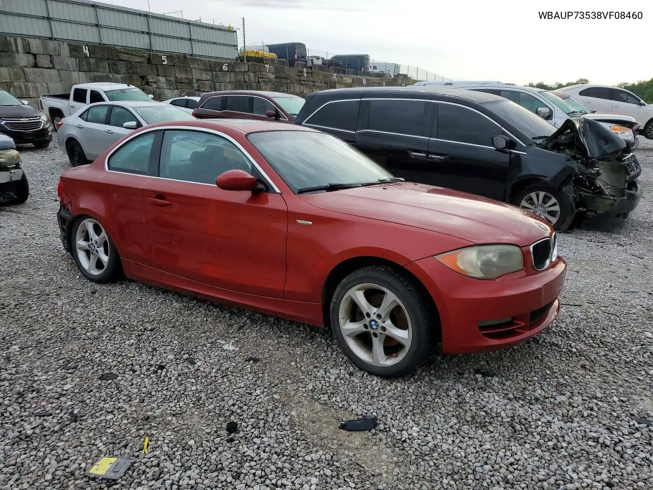 2008 BMW 128 I VIN: WBAUP73538VF08460 Lot: 54720316