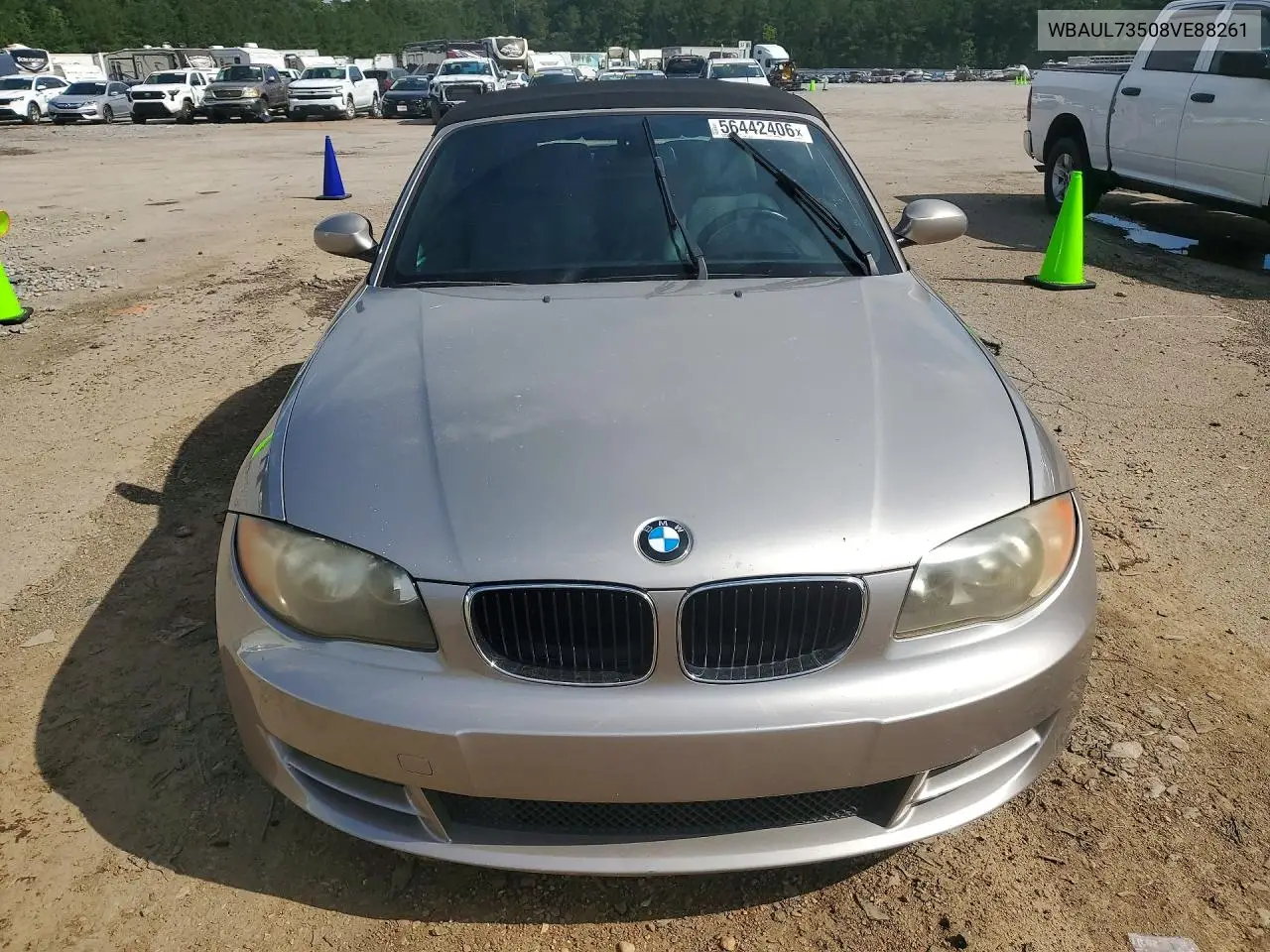 2008 BMW 128 I VIN: WBAUL73508VE88261 Lot: 56442406