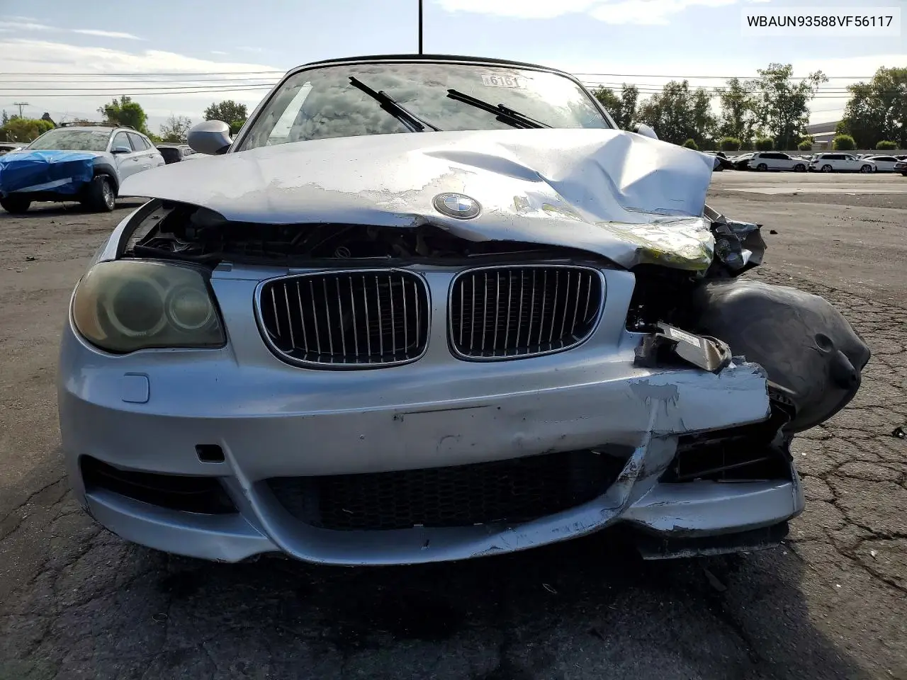 2008 BMW 135 I VIN: WBAUN93588VF56117 Lot: 61617576