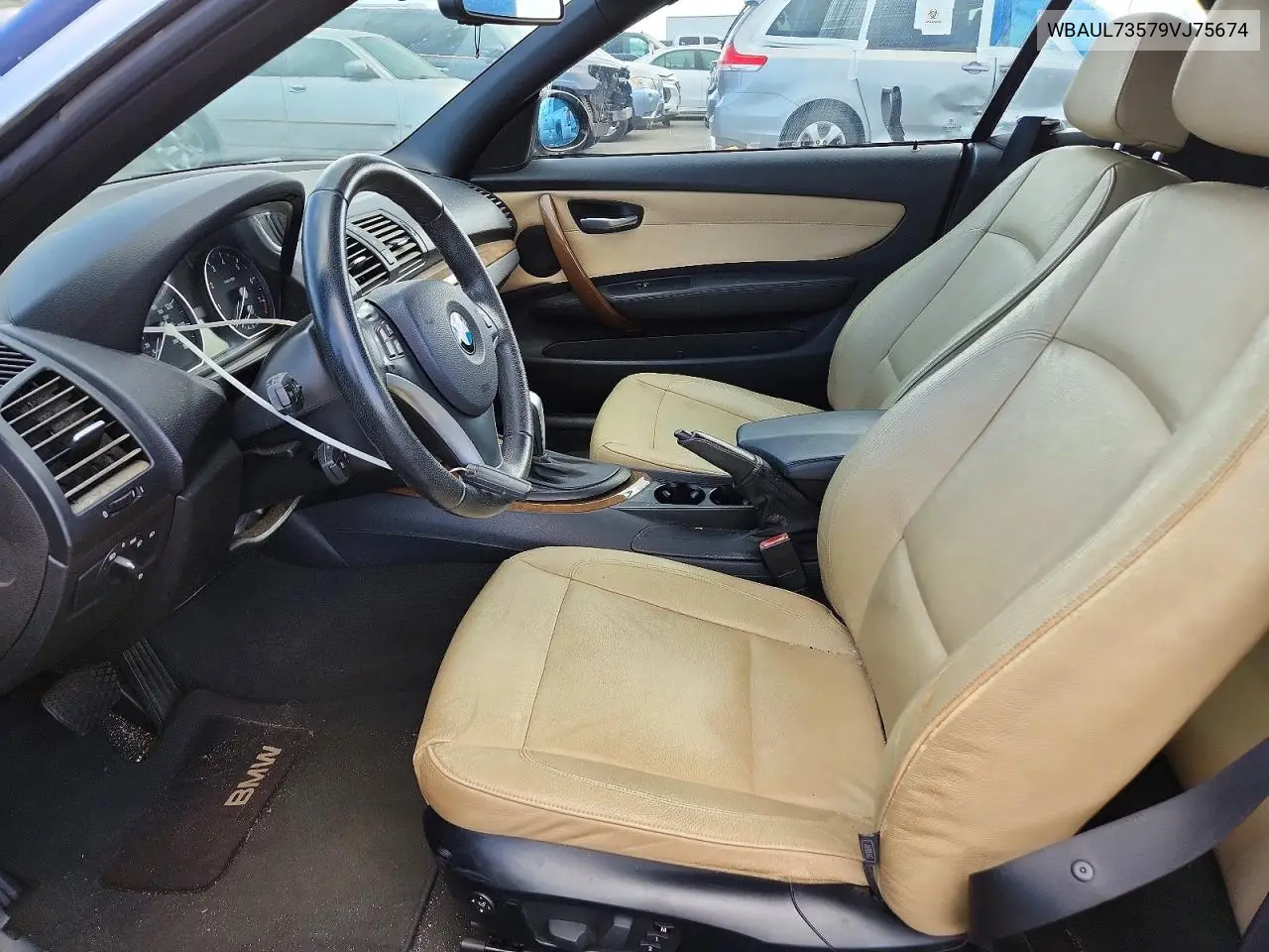 2009 BMW 128 I VIN: WBAUL73579VJ75674 Lot: 57057976
