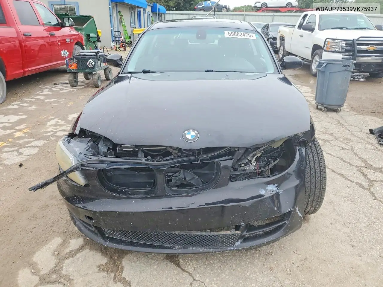 2009 BMW 128 I VIN: WBAUP73539VK75937 Lot: 59003476