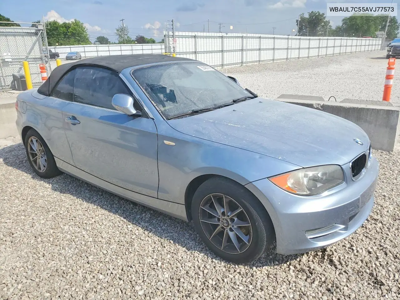 2010 BMW 128 I VIN: WBAUL7C55AVJ77573 Lot: 55467976