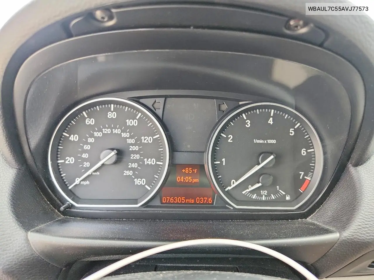 2010 BMW 128 I VIN: WBAUL7C55AVJ77573 Lot: 55467976