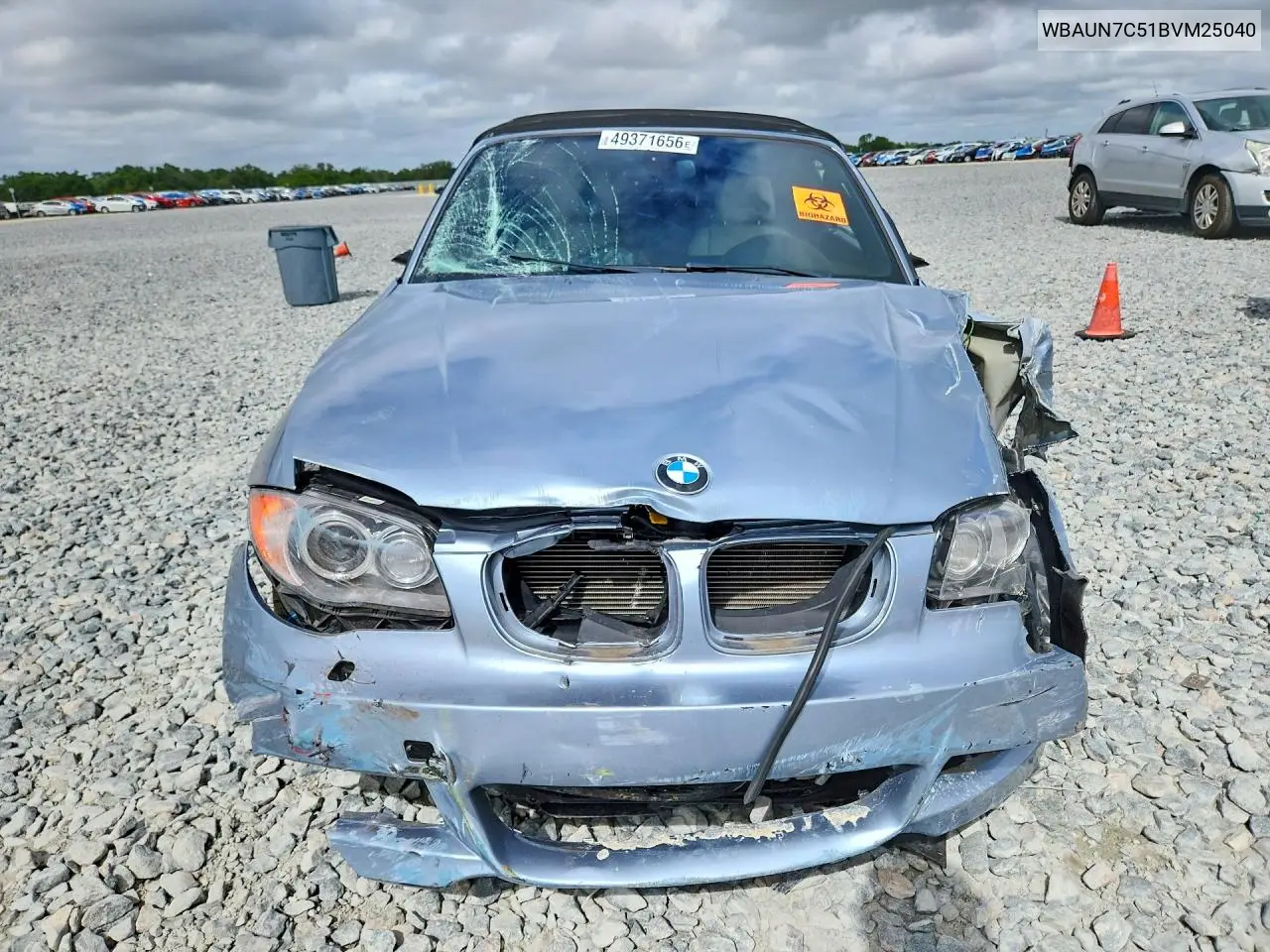 2011 BMW 135 I VIN: WBAUN7C51BVM25040 Lot: 49371656