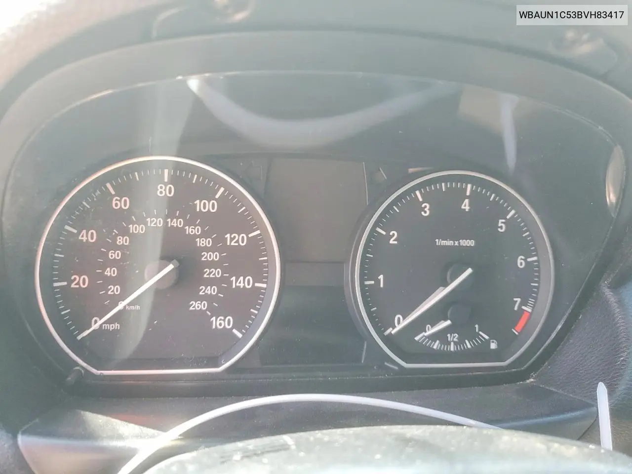 2011 BMW 128 I VIN: WBAUN1C53BVH83417 Lot: 54537746