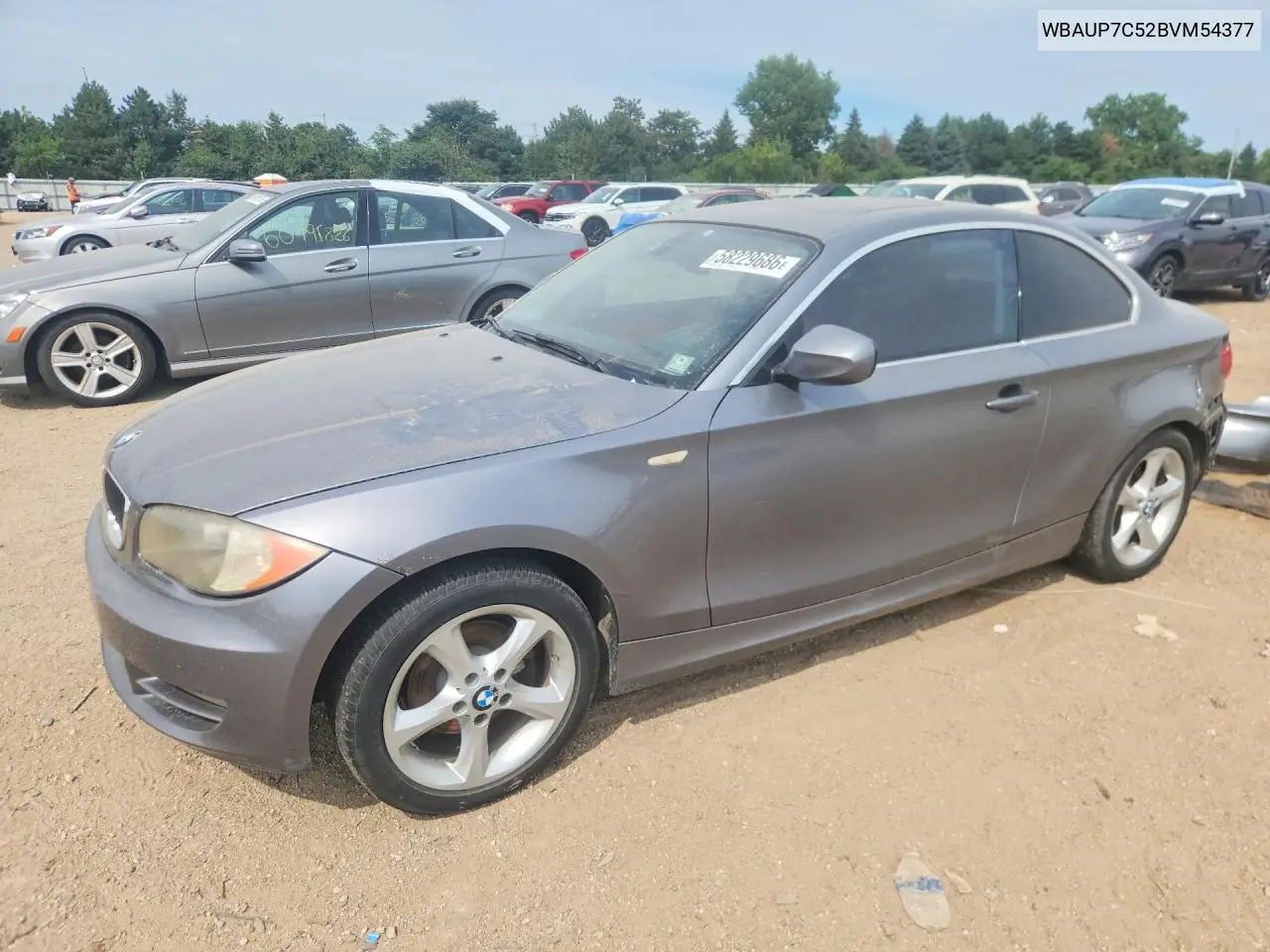 2011 BMW 128 I VIN: WBAUP7C52BVM54377 Lot: 58229686