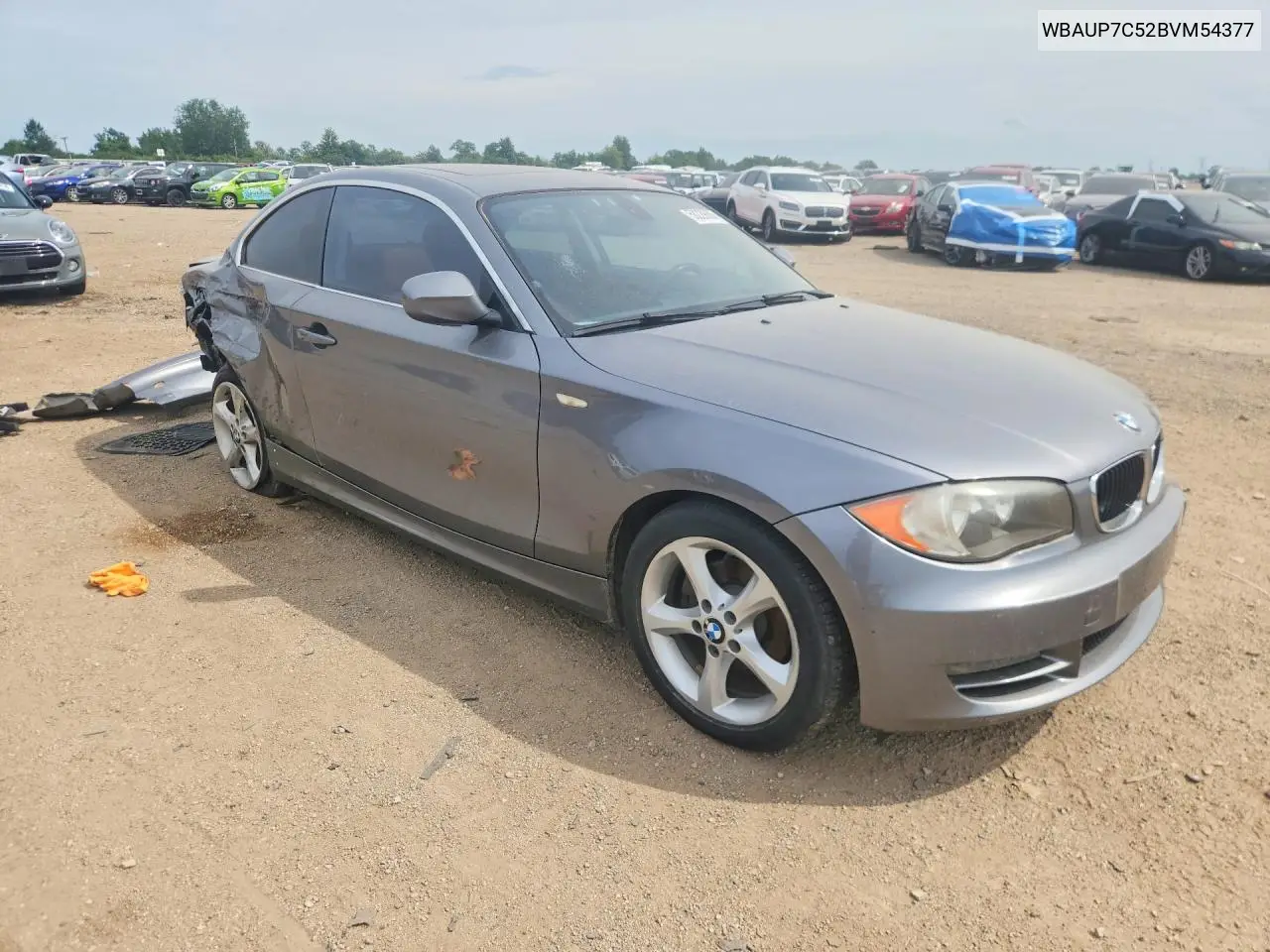 2011 BMW 128 I VIN: WBAUP7C52BVM54377 Lot: 58229686