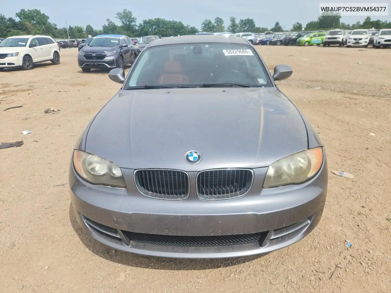 2011 BMW 128 I VIN: WBAUP7C52BVM54377 Lot: 58229686