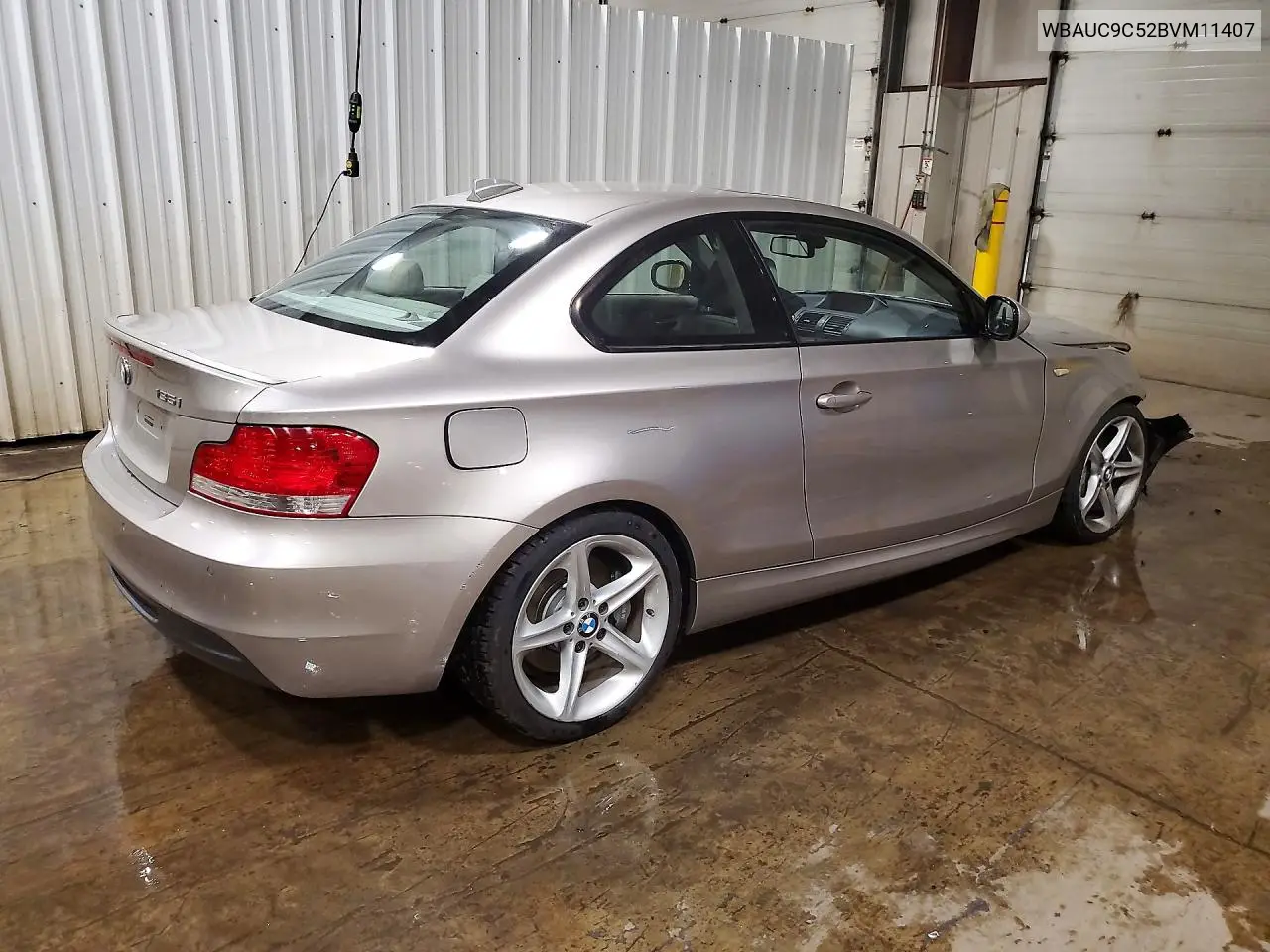 2011 BMW 135 I VIN: WBAUC9C52BVM11407 Lot: 59536226