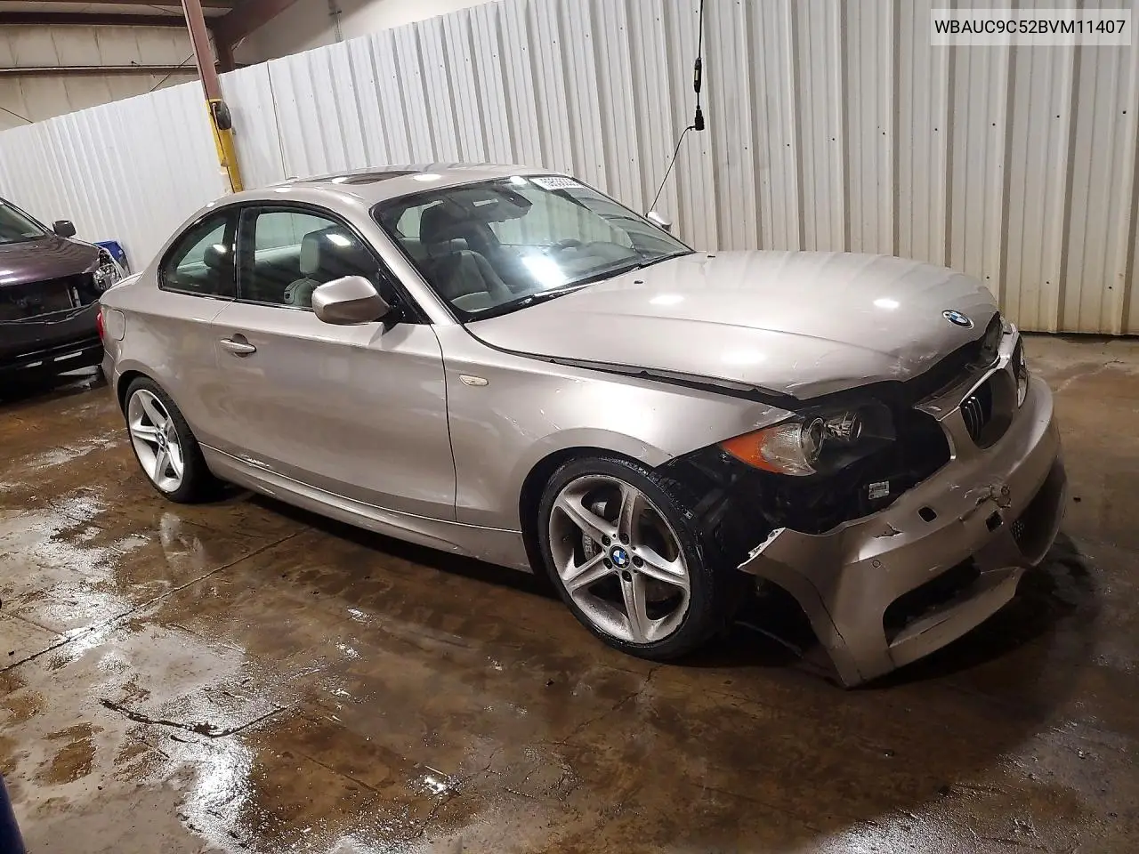 2011 BMW 135 I VIN: WBAUC9C52BVM11407 Lot: 59536226