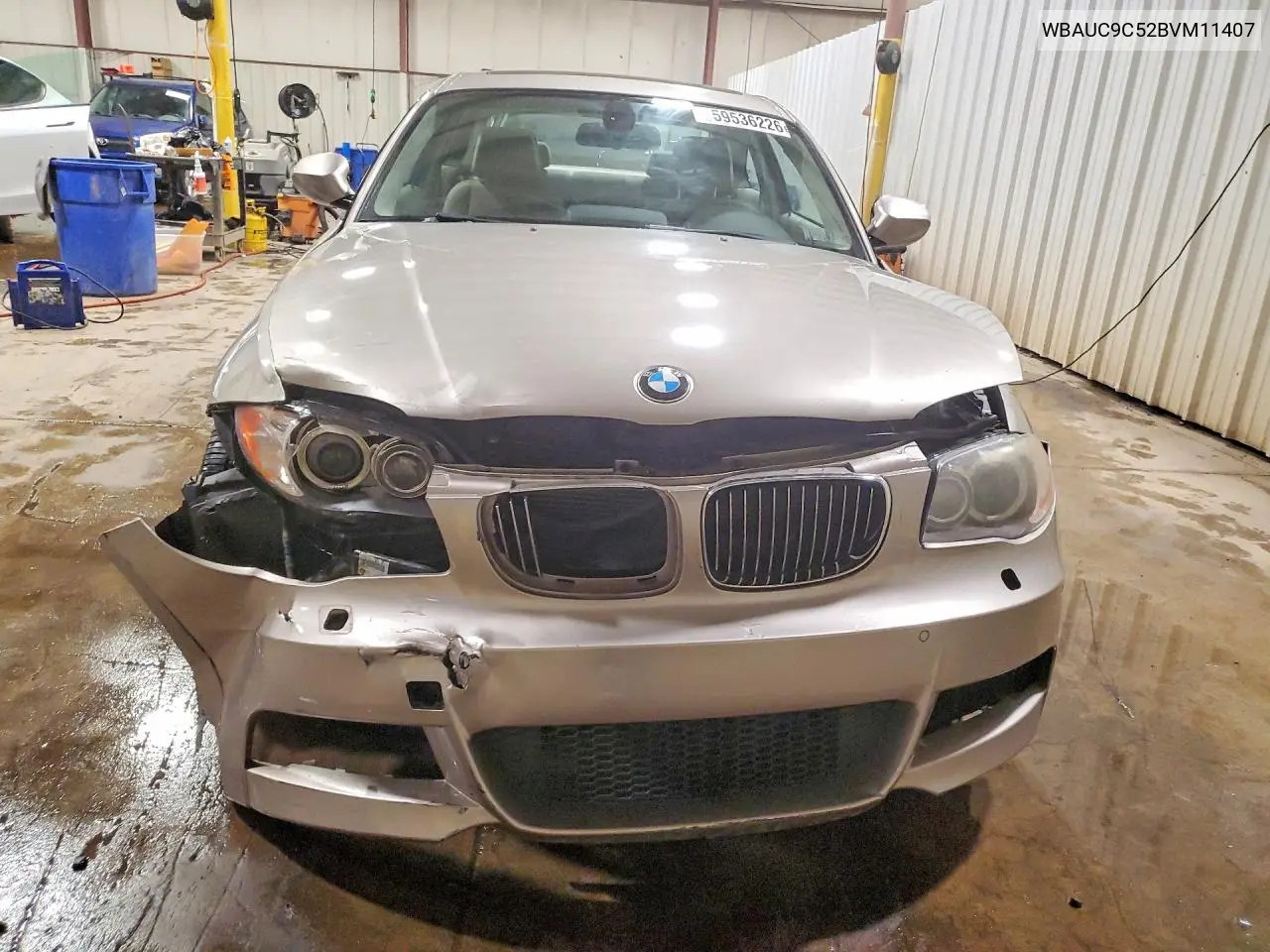 2011 BMW 135 I VIN: WBAUC9C52BVM11407 Lot: 59536226