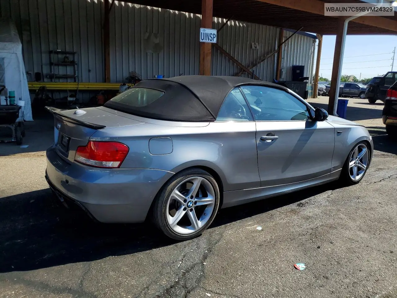 2011 BMW 135 I VIN: WBAUN7C59BVM24329 Lot: 61225486