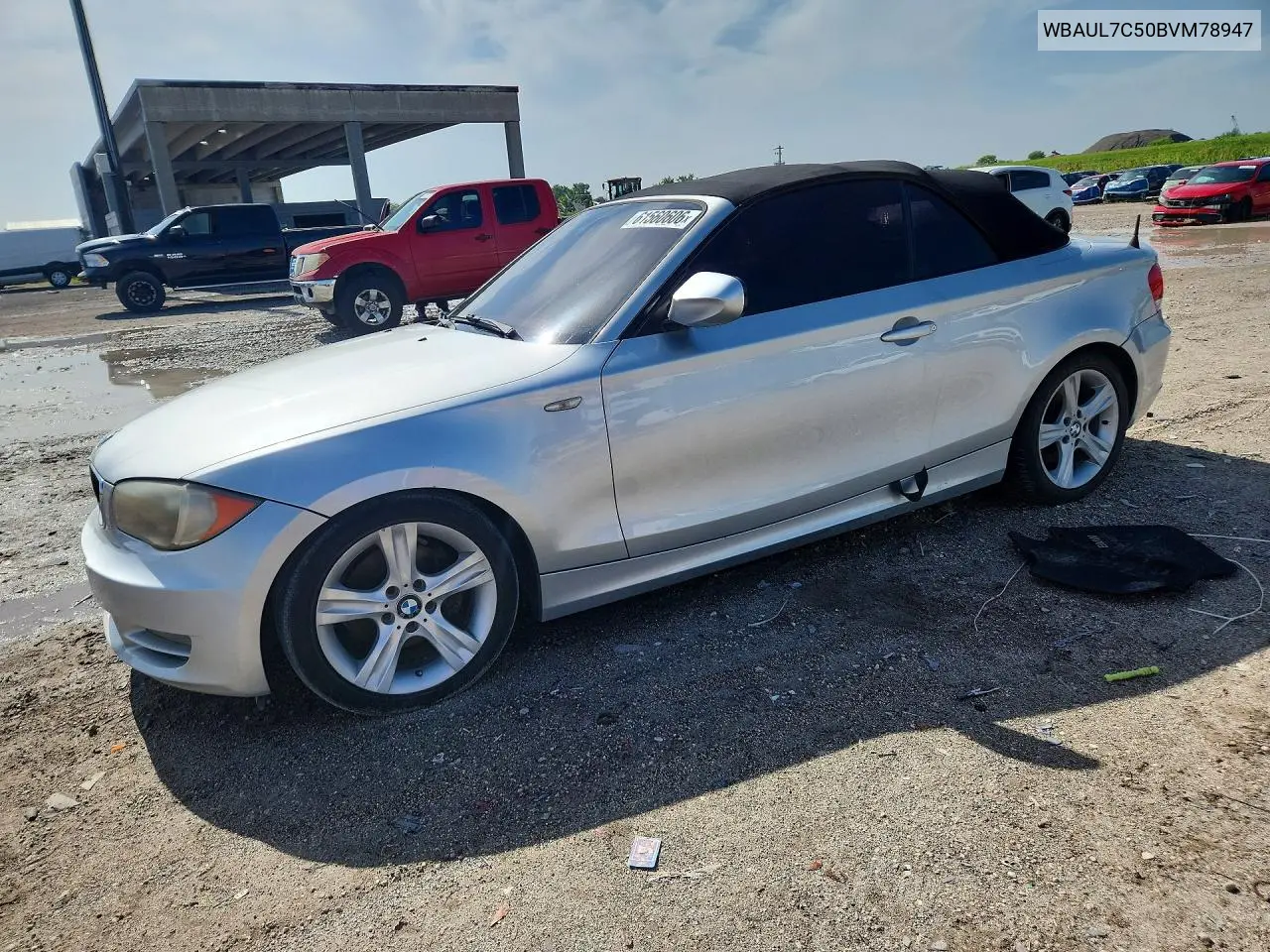 2011 BMW 128 I VIN: WBAUL7C50BVM78947 Lot: 61560606