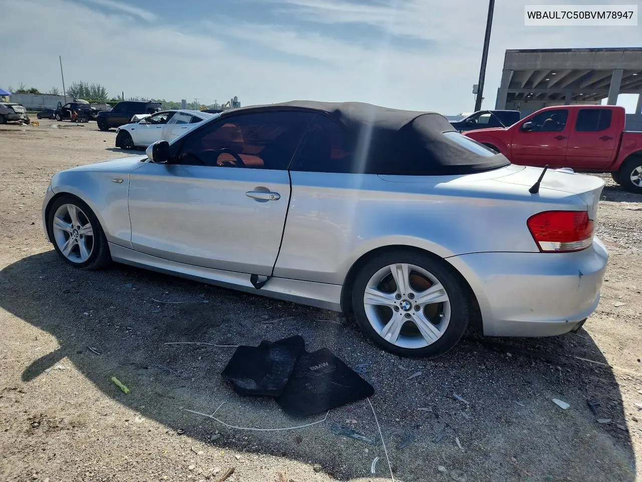2011 BMW 128 I VIN: WBAUL7C50BVM78947 Lot: 61560606