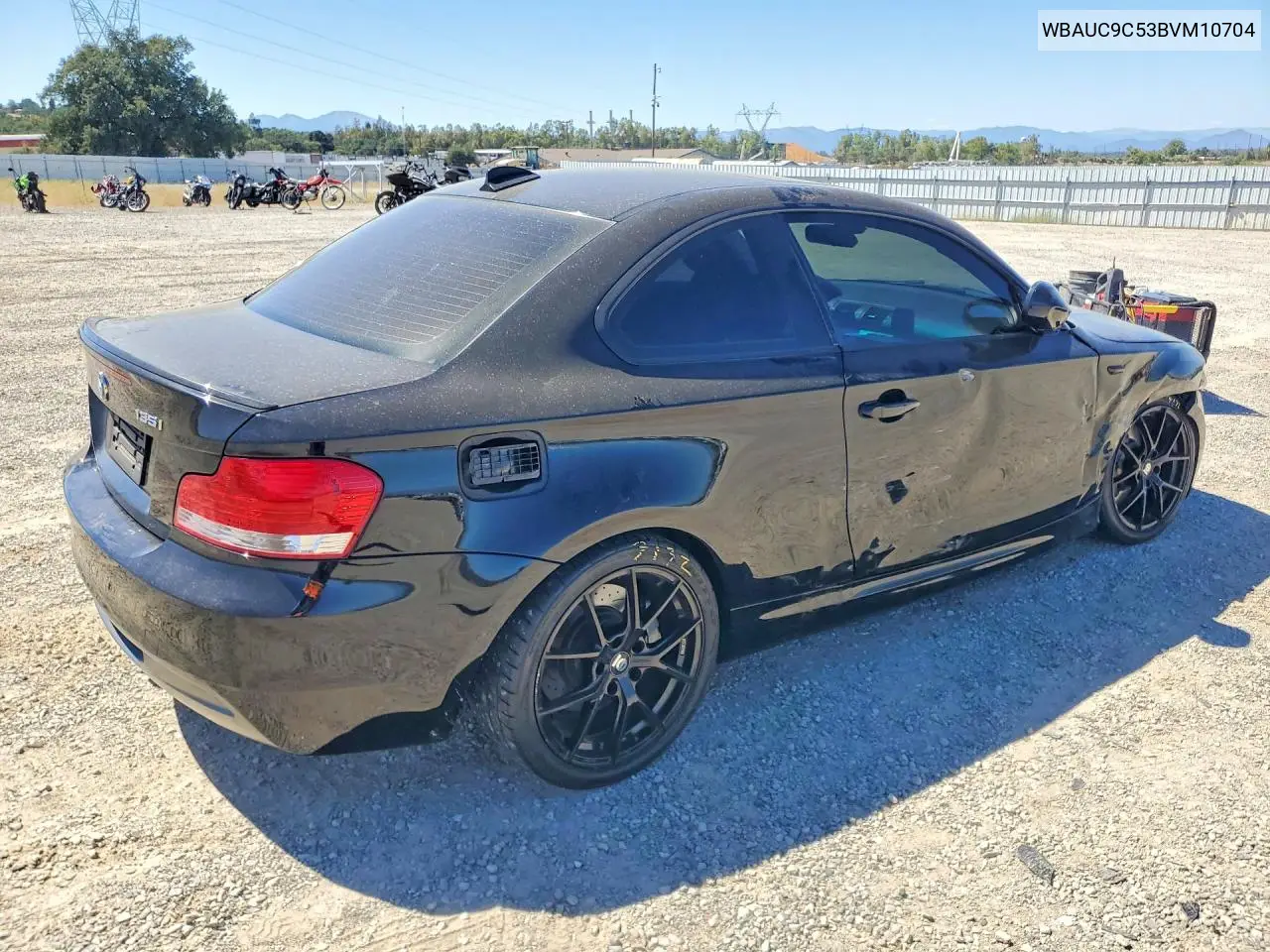2011 BMW 135 I VIN: WBAUC9C53BVM10704 Lot: 85974305