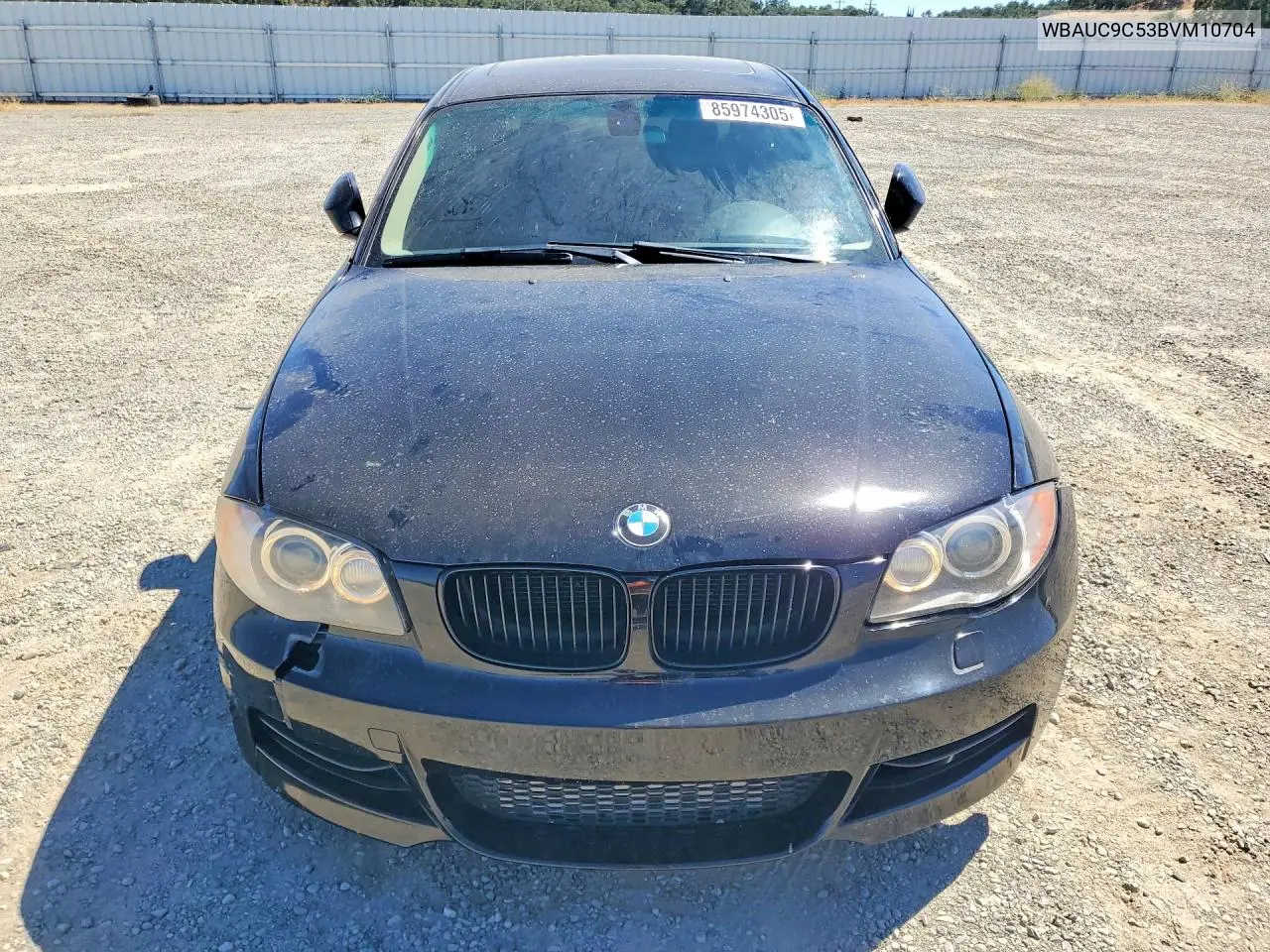 2011 BMW 135 I VIN: WBAUC9C53BVM10704 Lot: 85974305